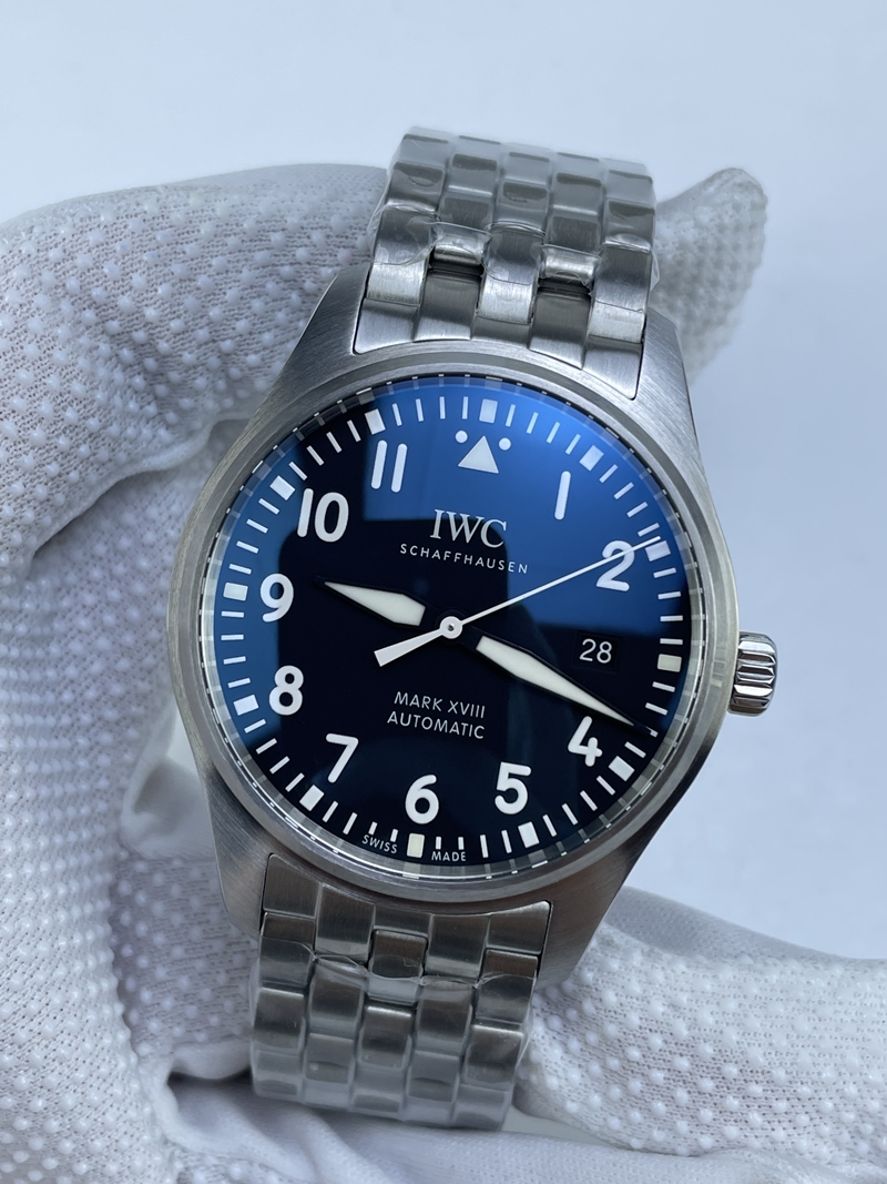 (준비완료/특급배송)NO.3191/V7공장 IWC 파일럿 마크18 블랙다이얼